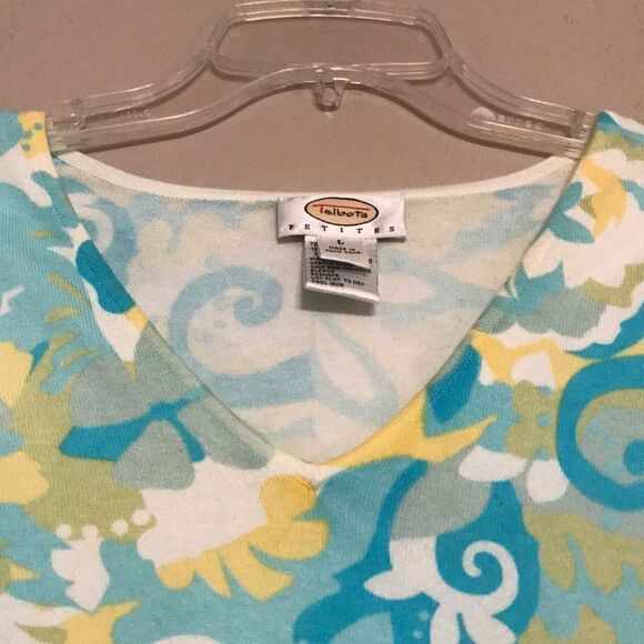 Talbots Petite V-Neck Knit Sweater - Size L - Picture 4 of 10